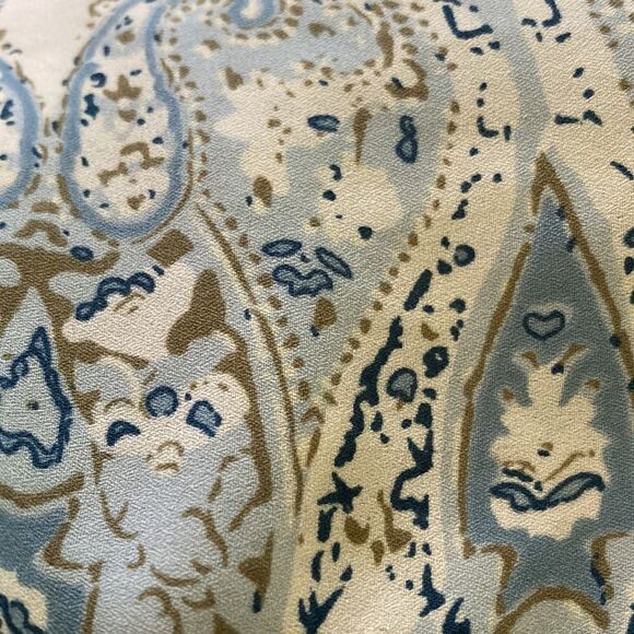 Artisan NY Blue Paisley Summer Tunic Top 3X - Picture 2 of 6